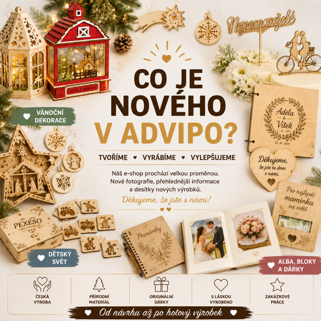Co je nového v ADVIPO? Velká proměna e-shopu, nové výrobky a spousta inspirace