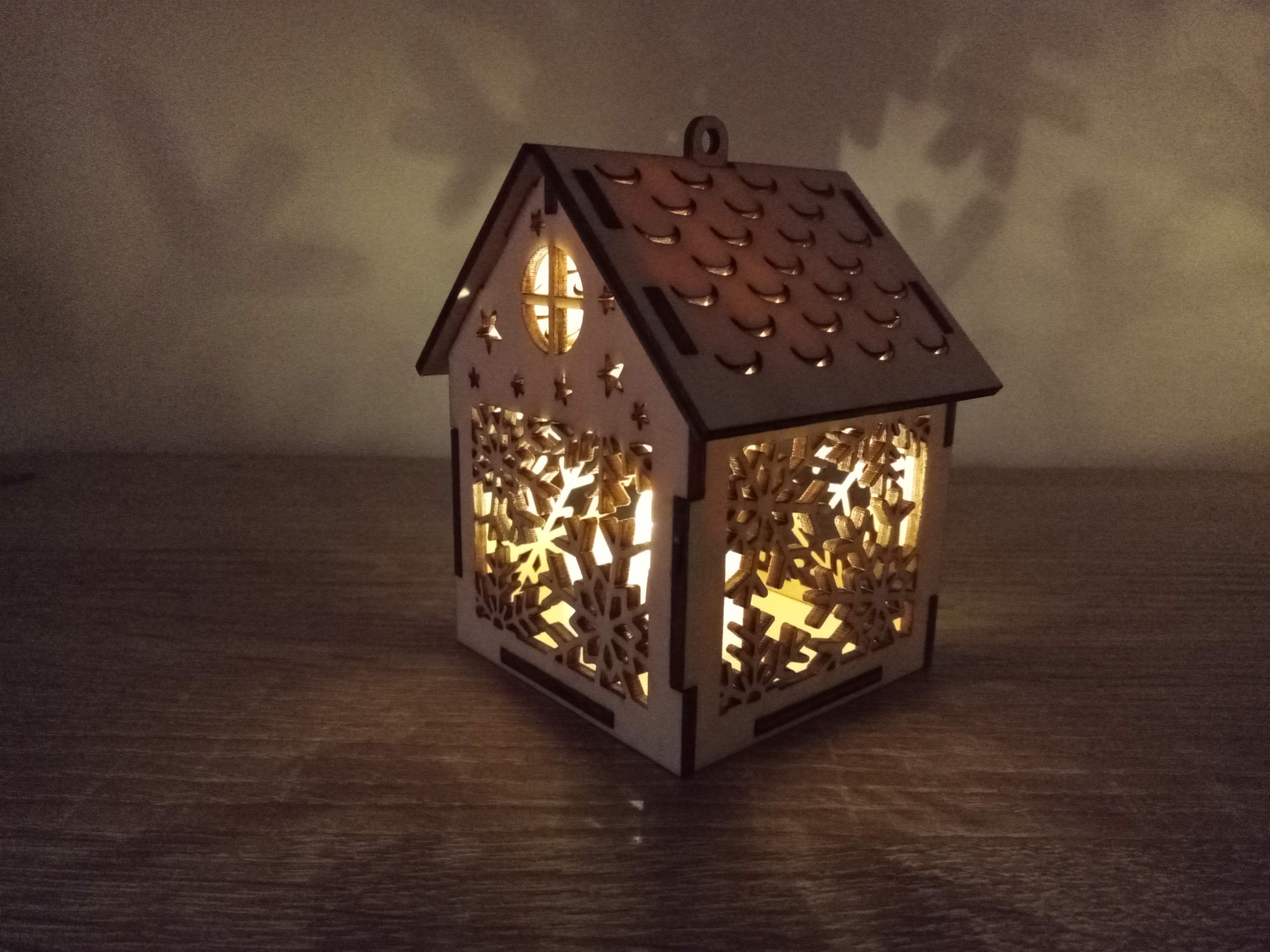 Svítící domeček / lampička 4