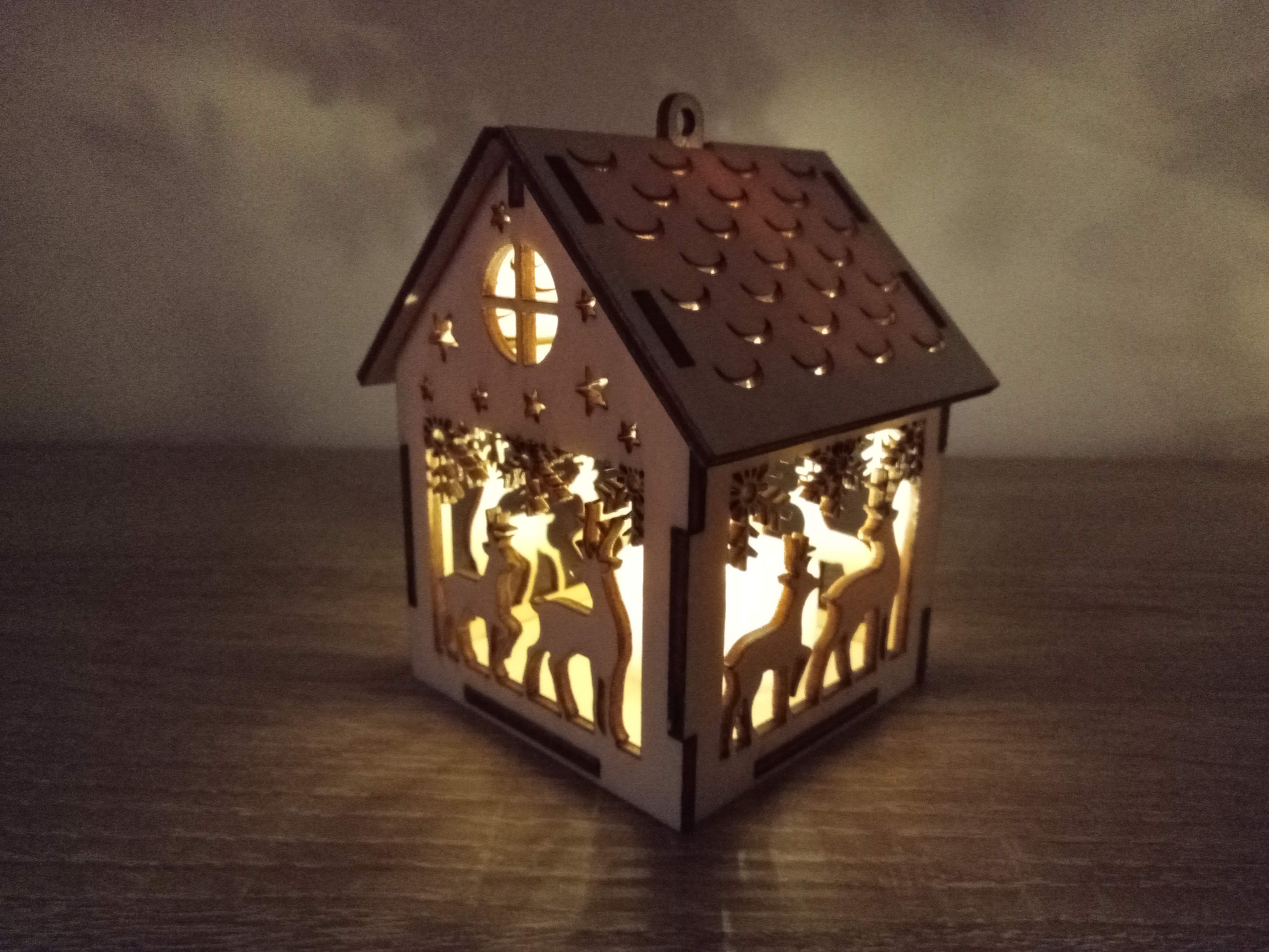 Svítící domeček / lampička 6
