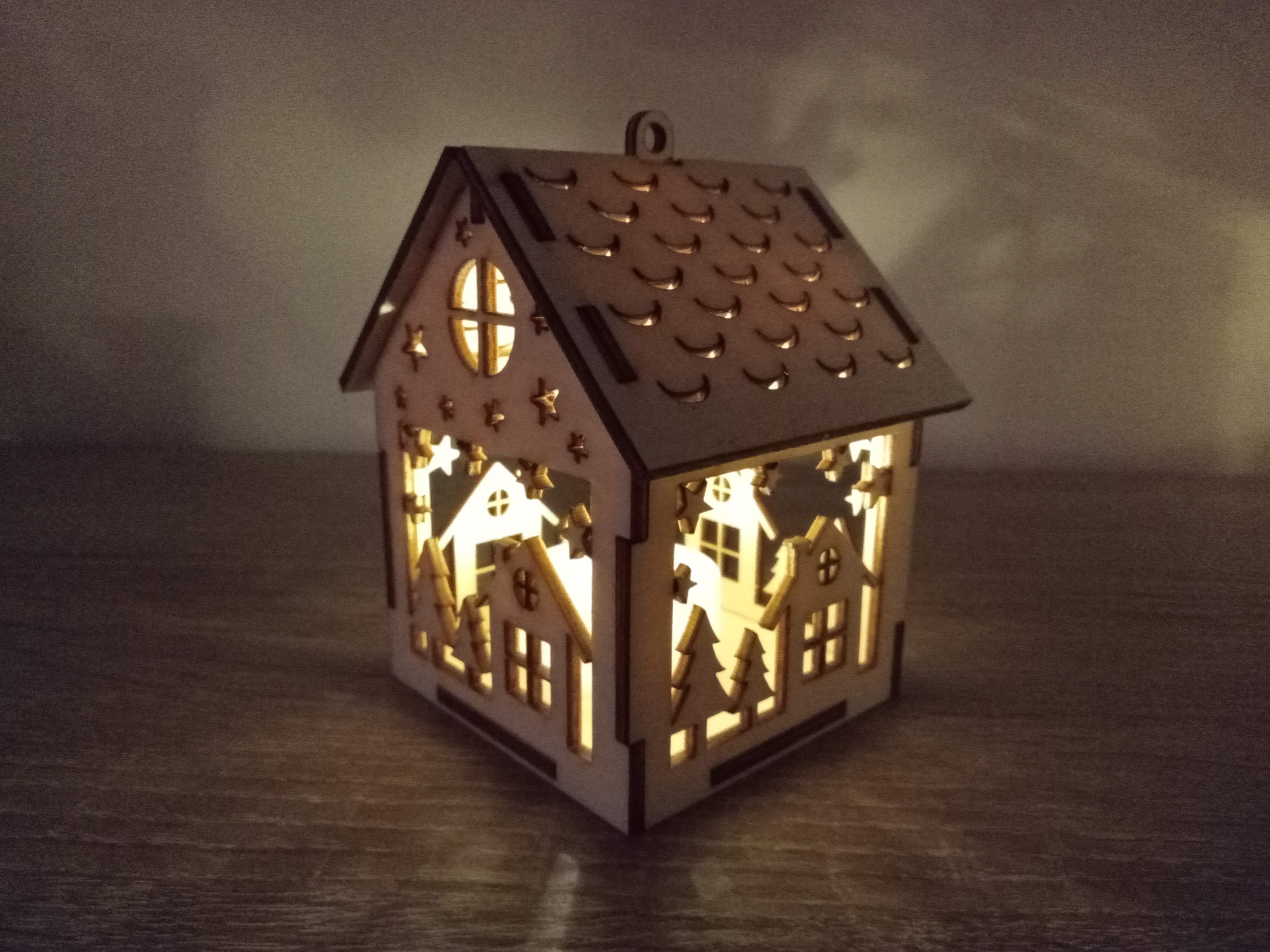 Svítící domeček / lampička 7