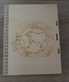 Uzavíratelná krabička (velká) - Zeměkoule