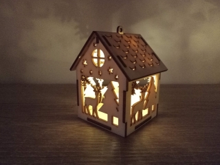 Svítící domeček / lampička 3